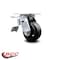 Service Caster 4 Inch Rubber on Steel Caster with Roller Bearing and Total Lock Brake SCC SCC-TTL30S420-RSR - alternate 2